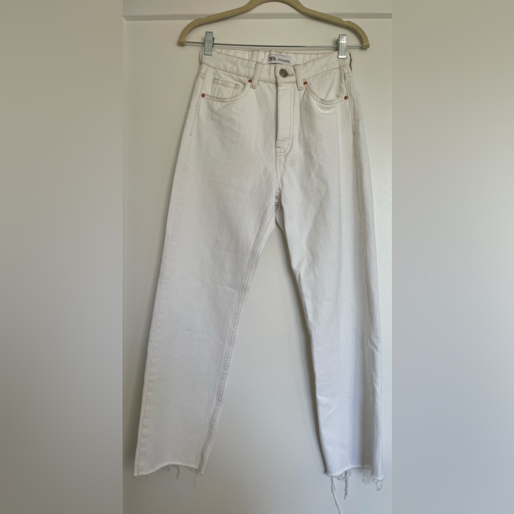 Zara White Jeans